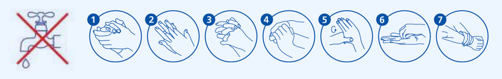 PURELL Advanced Hygienic Hand Rub ADX, disinfettante mani