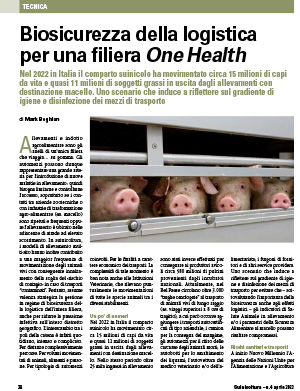 Biosicurezza della logistica per una filiera One Health