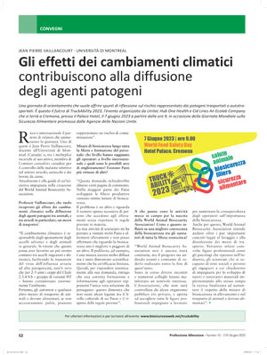 Gli effetti dei cambiamenti climatici contribuiscono alla diffusione degli agenti patogeni