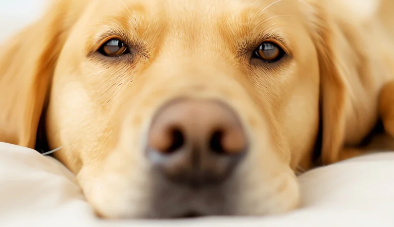 Focus cimurro del cane