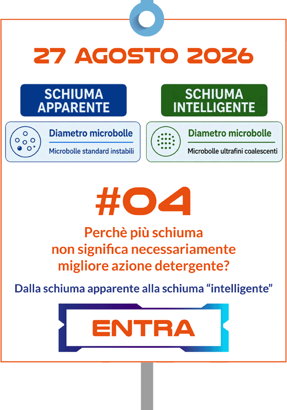 Perche più schiuma non significa necessariamente migliore azione detergente? Perche più schiuma non significa necessariamente migliore azione detergente?