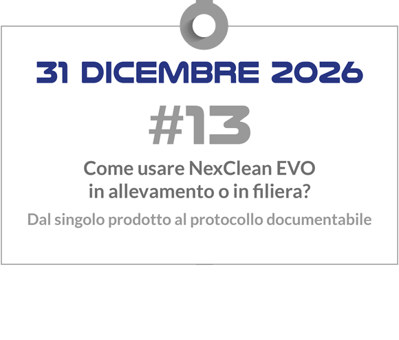 Come usare NexClean EVO in allevamento o in filiera?